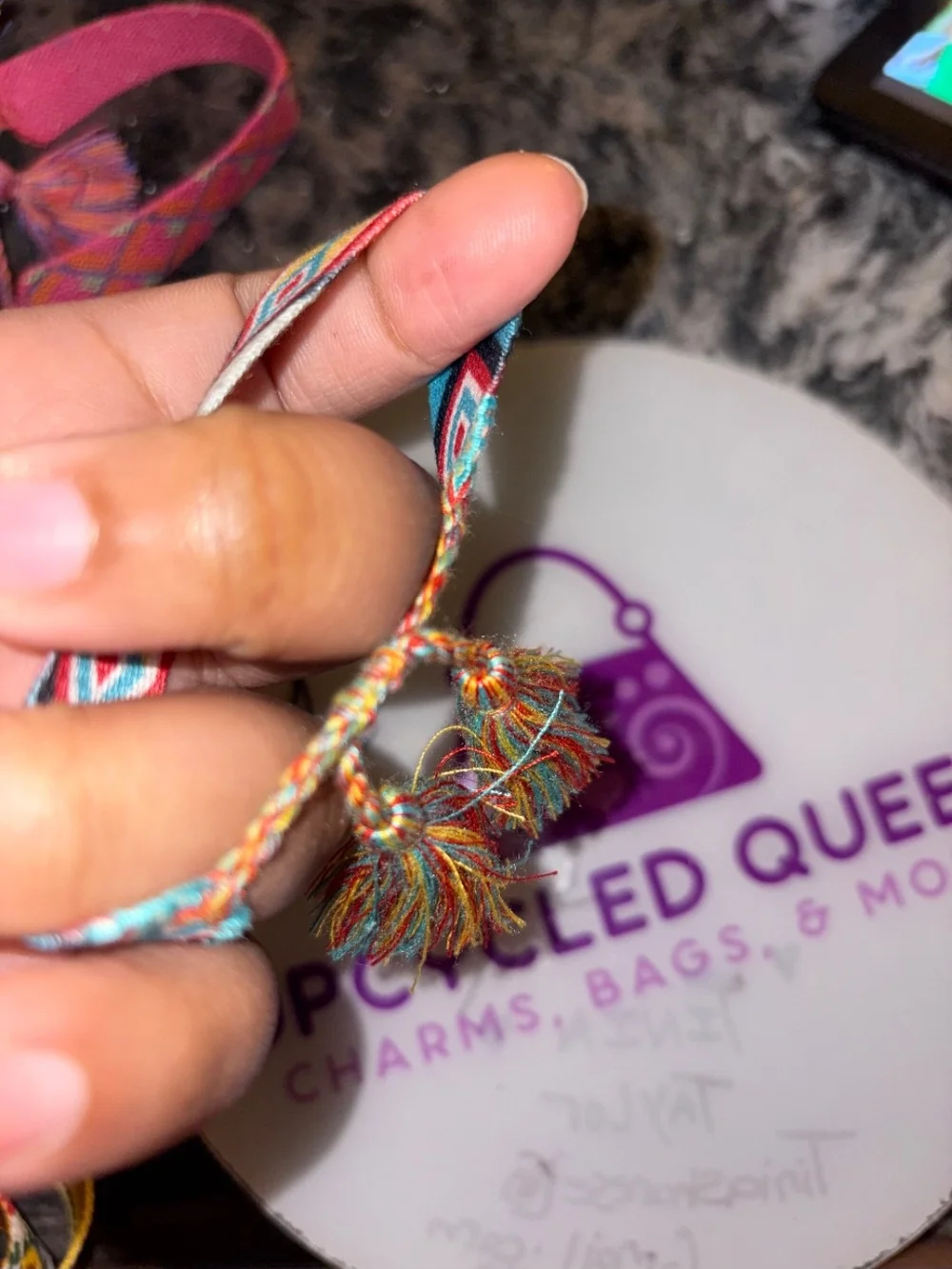 Colorful Geometric Elastic Wristband